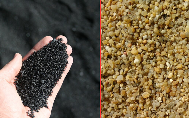 pasir silika dan pasir malang